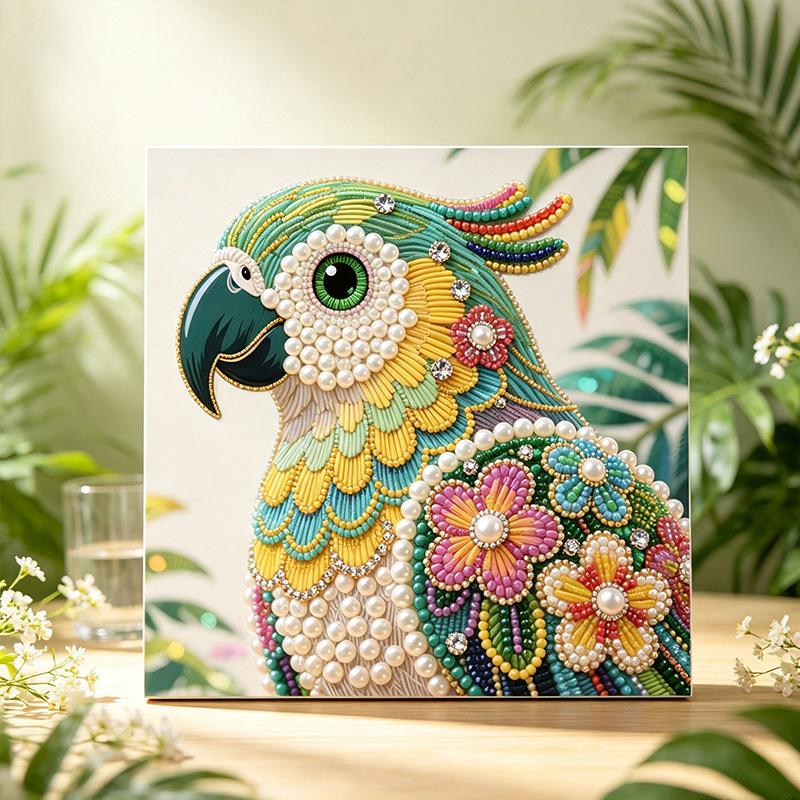 5D Cat Pearl Handmade DIY Pearl Painting Material Packaging Decoration Modern Minimalist Living Room Hanging Decoration