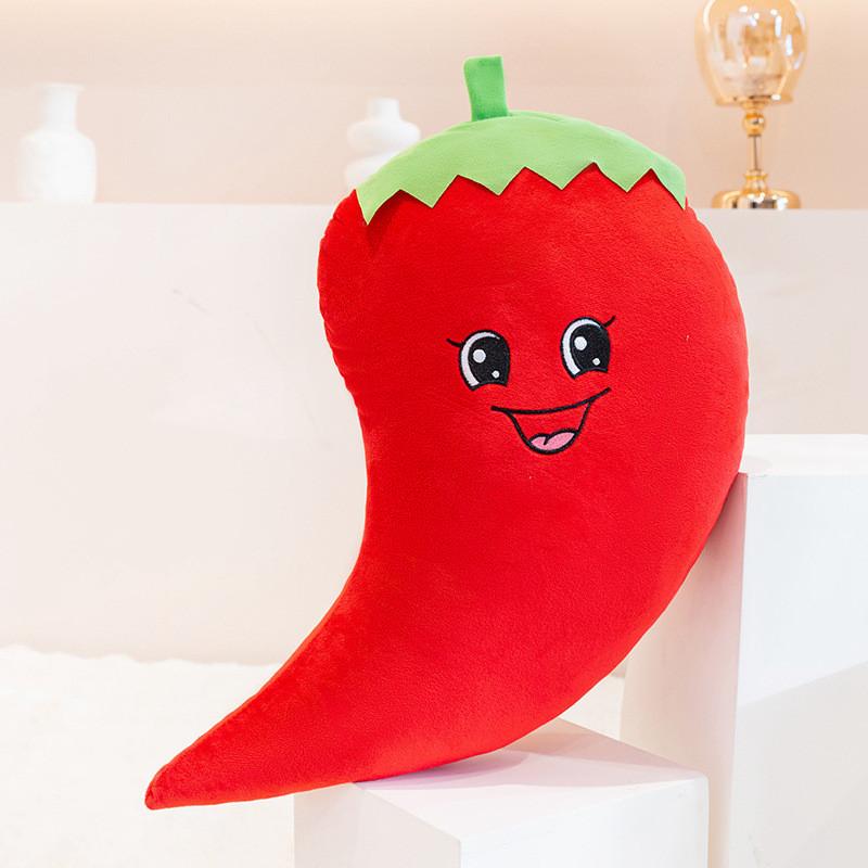 Colorful Cartoon Vegetable Plush Toy Set Featuring Cute Watermelon Broccoli And Pepper Designs For Kids Room Decor And Cuddly Comfort