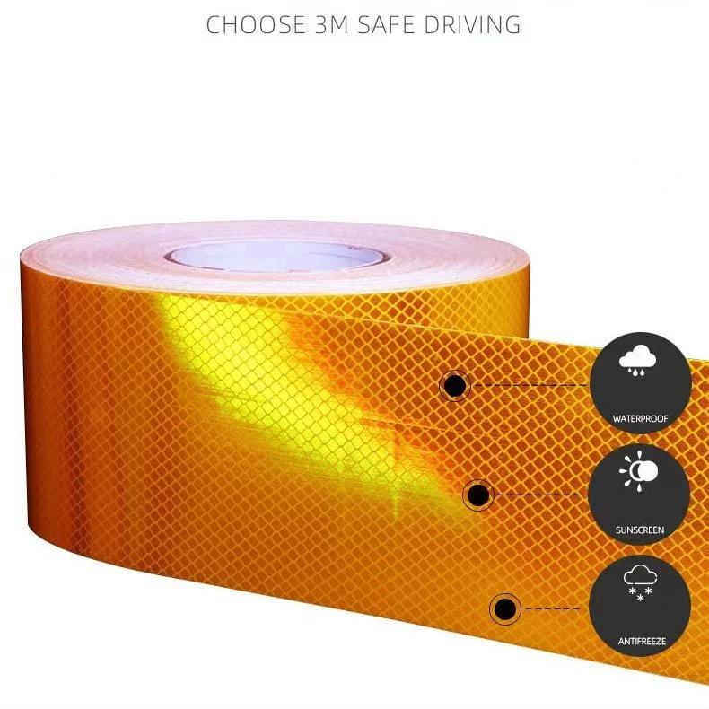 15 mm/30 mm DIY reflekterende klistremerker for biler, motorsykler, elektriske sykler, hjelmer, refleksremser Sikkerhetsadvarsel felgdekaltape