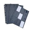 Replacement Collection Card Binder Album Inner Page Black Storage Page Card Album Loose-leaf Inners