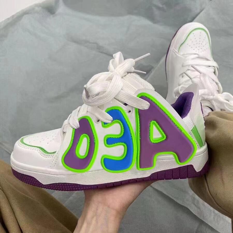 

Новые студенческие повседневные кеды с алфавитным нишевым дизайном, низкие, модная корейская версия, универсальные, на плоской подошве, с цветовой блокировкой, спортивная обувь женская, осенняя 44