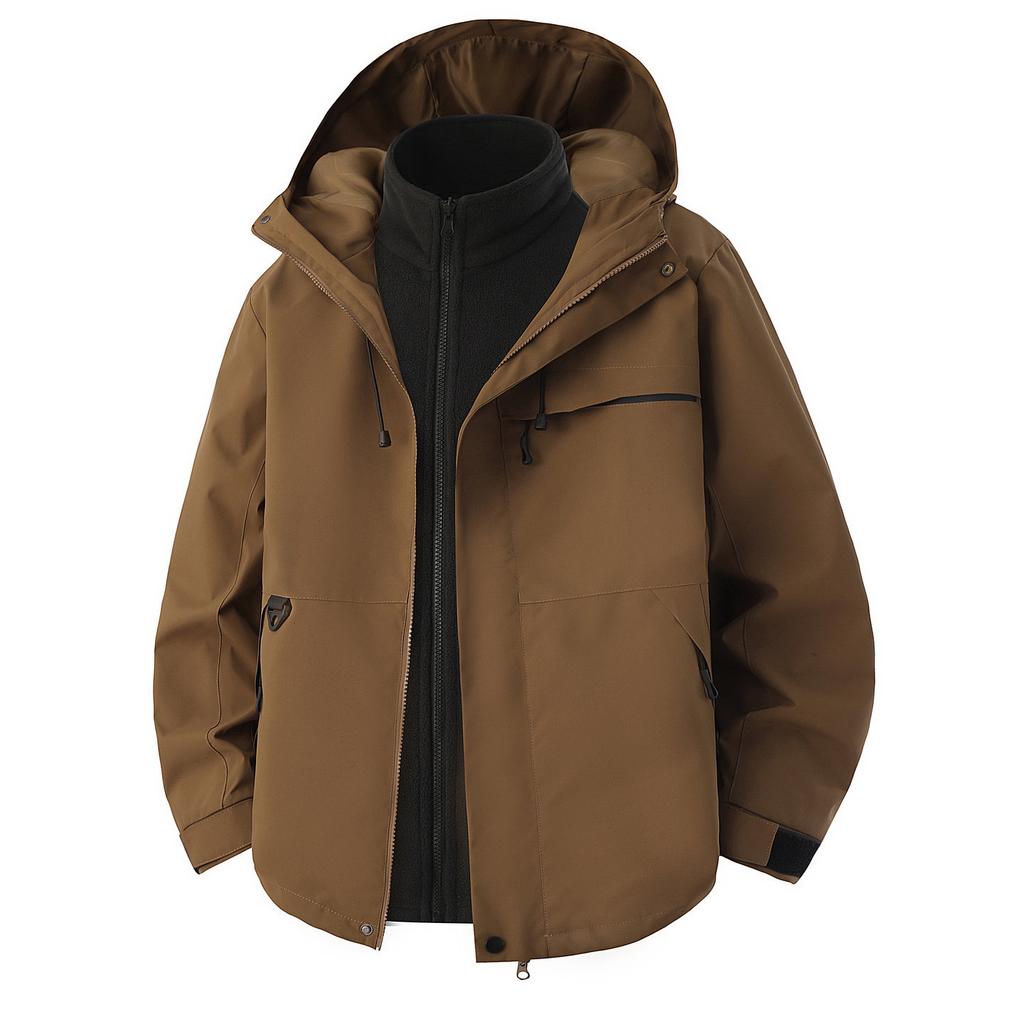 Autumn and Winter New Jacket Three-in-one Couple Outdoor Travel Jacket