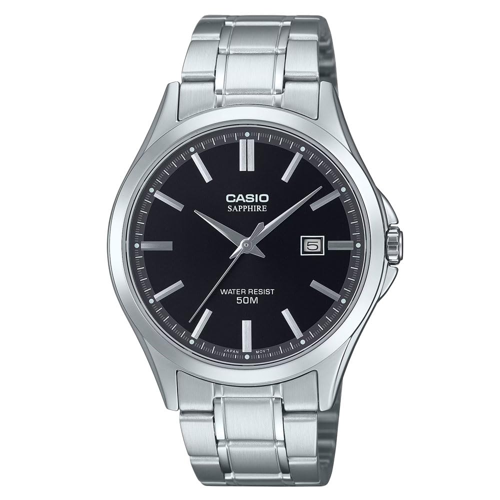 CASIO Analog Quartz STANDARD Silver Black MTS-115D-1A