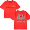 2025 New in Malossi Theme Double Sided printed short sleeve T-shirts Men Women harajuku Oversized  T shirt Unisex Cotton Tops