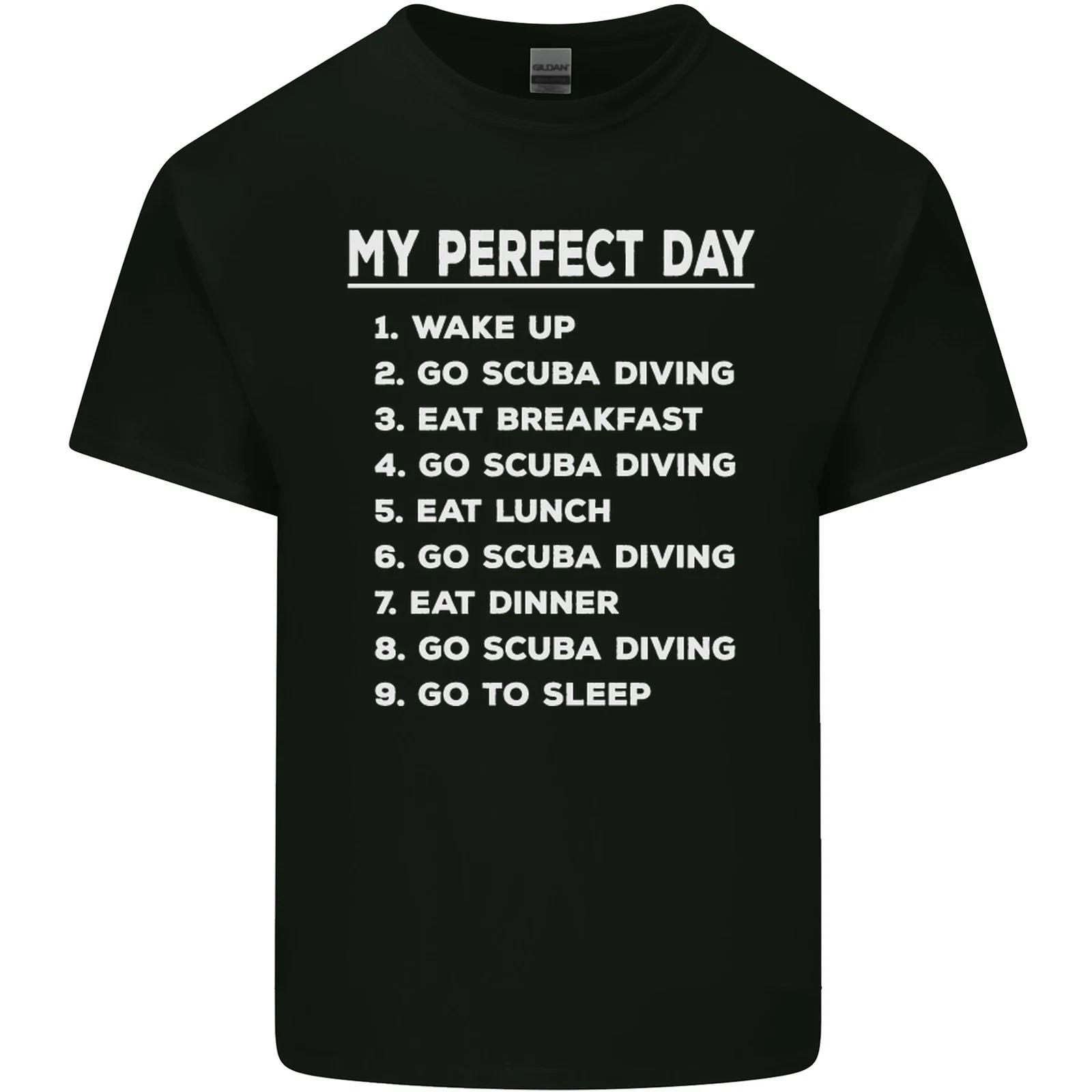 My Perfect Day Scuba Diving Diver Dive Kids T-Shirt Childrens 2XL
