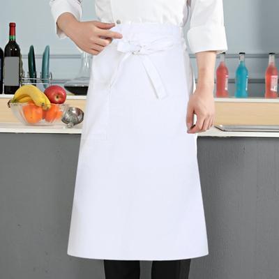 Half Apron with Pockets for Server Chef Unisex Uniform Bistro Cafe Apron Professional Kitchen Apron for Cooking Baking
