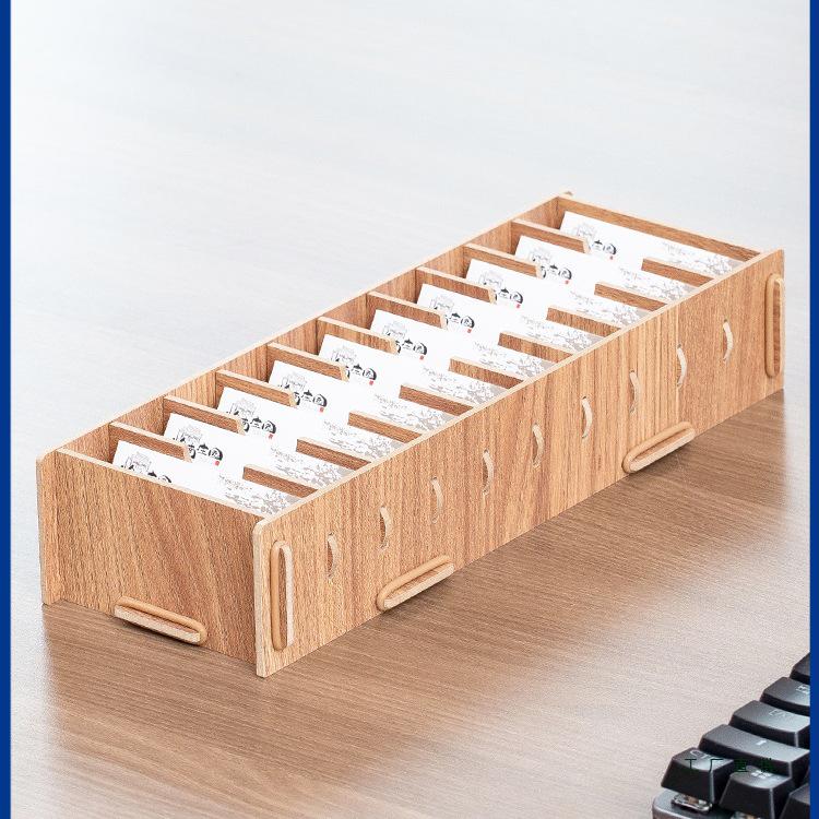 Creative Large Capacity Business Card Holder & Organizer Box