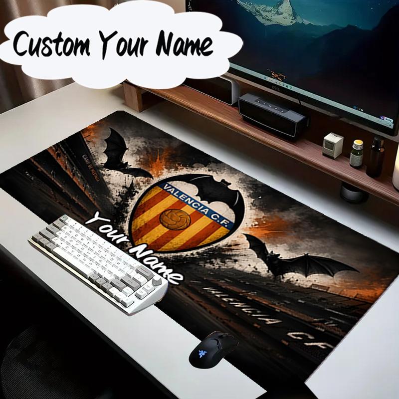Custom Name Mouse pad Valencia Crest Design Mouse pad, Gaming Mouse Pad, keyboard pad, Desk Decor for computer notebook Fan Birthday Gift