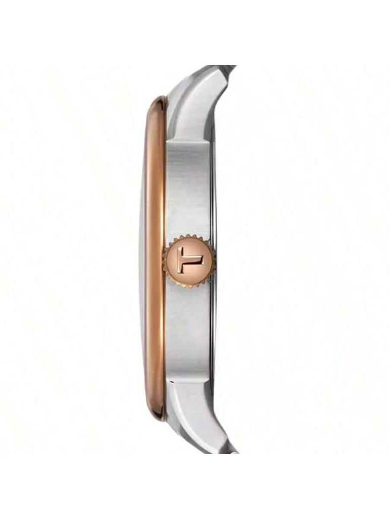 Tissot Herren-Schweizeruhr der Serie Durur mit automatischem mechanischem Uhrwerk, 30m wasserdicht, silbernes Zifferblatt, Edelstahl T099.407.22.038.02