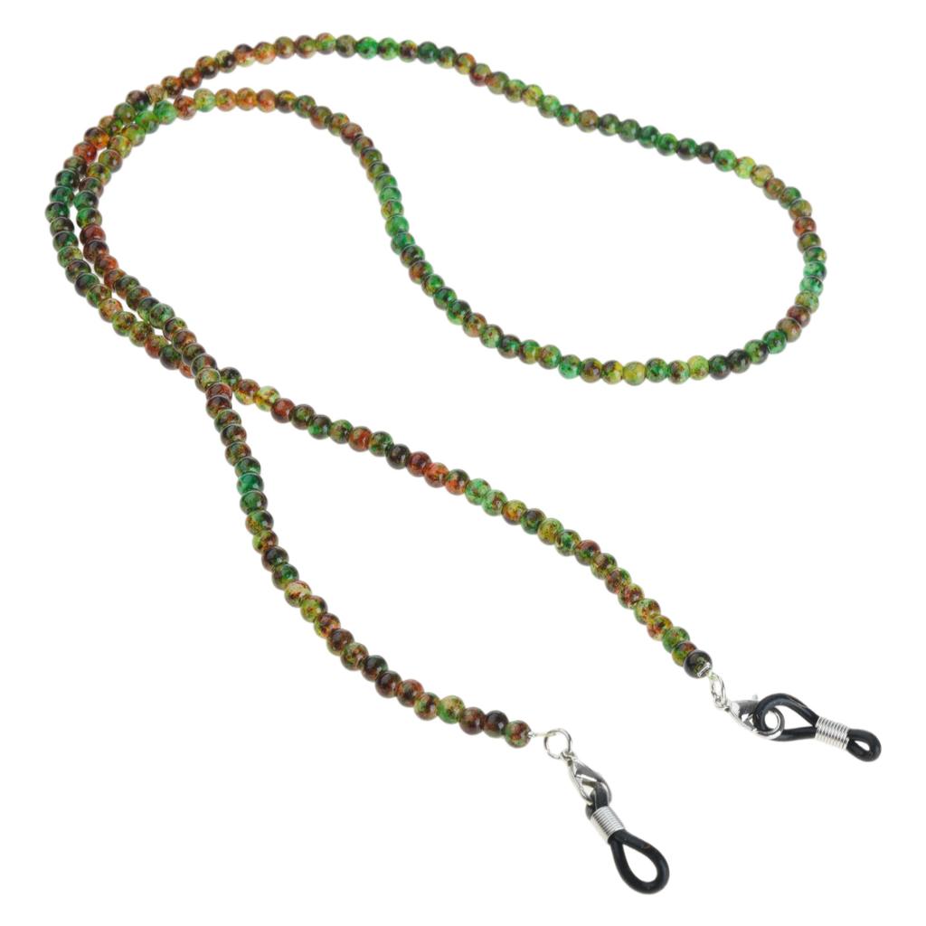 Bohemian Styles Eyeglass Chain Glass Beads Adjustable Length Unisex Daily Accessory for Women and Men