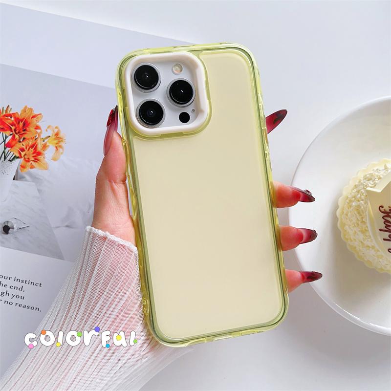 Candy Color Jelly Transparent Shockproof TPU Phone Case For iPhone 17 Air 16 15 13 14 Plus 12 11 Pro Max 16e Soft Back Cover