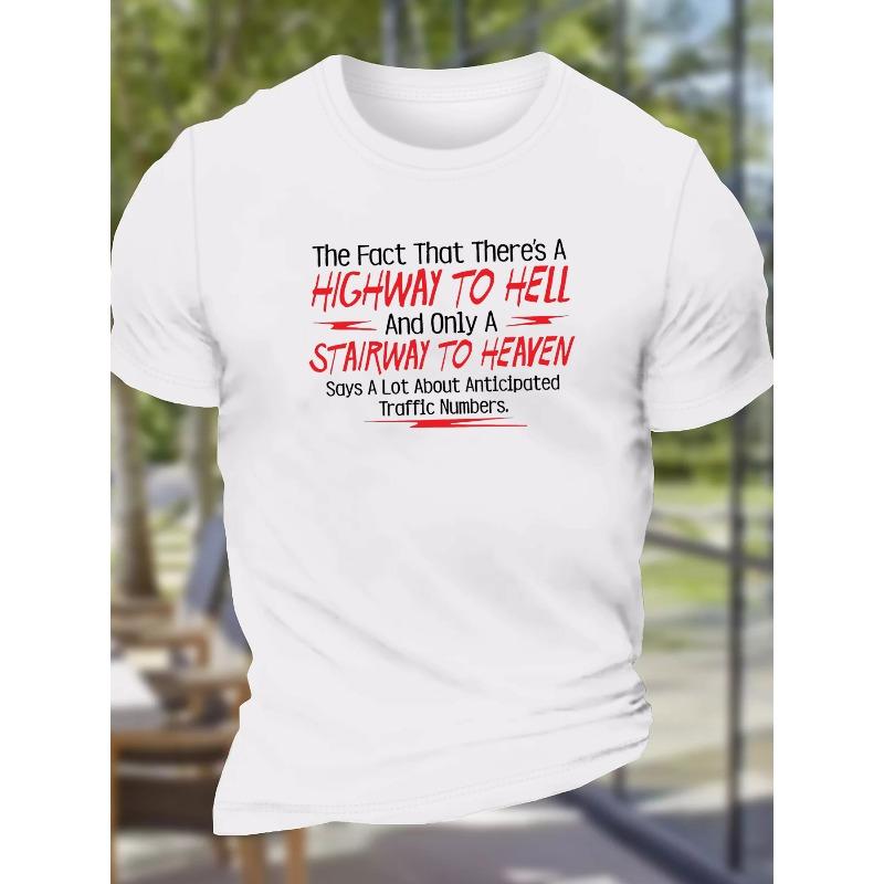 

Футболки с принтом для мужчин, Повседневная футболка с круглым вырезом и коротким рукавом, Удобная дышащая футболка S белый