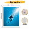 Disney Oil Painting DIY Digital Painting The Little Mermaid Underwater Scene HandPainted Wall Art for Living Room Entryway.