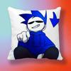 Anime Eddsworld Tom  Pillow cover Soft Microfiber Pillowcase Home Sofa Decor Surprise Decorative printed