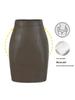 Elegant PU Leather Hip-Hugging Skirt: Retro, Slimming, Built-In Padding, Slit Midi Design for Women - Autumn/Winter