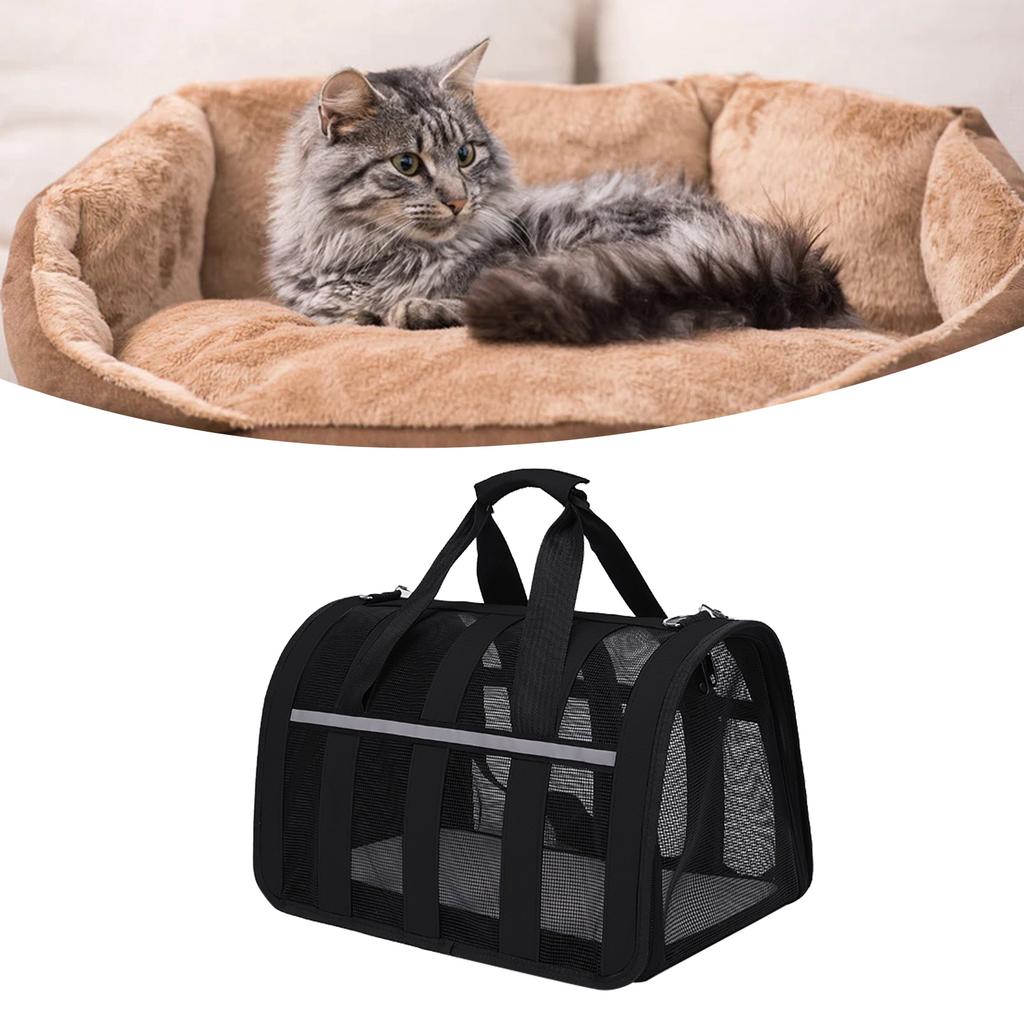 Cat Carriers Waterproof Breathable Oxford Cloth Folding Pet Travel Carrier Bag for Pets Dogs