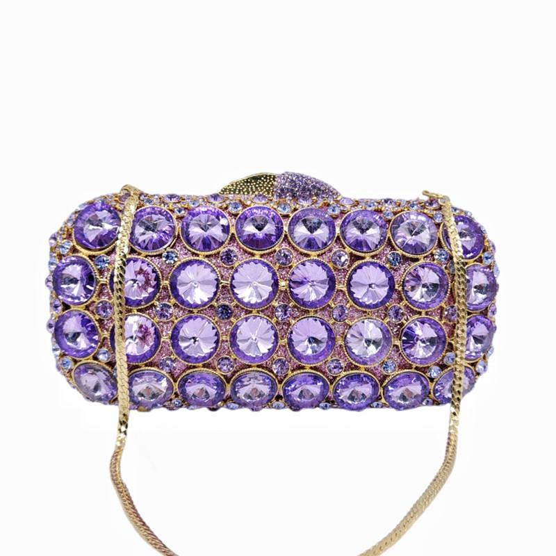 Newest Women Multi Colored Wallet Clutch Bag Designer Luxury Wedding Party Handbags Rhinestones Day Clutches Evening Bags