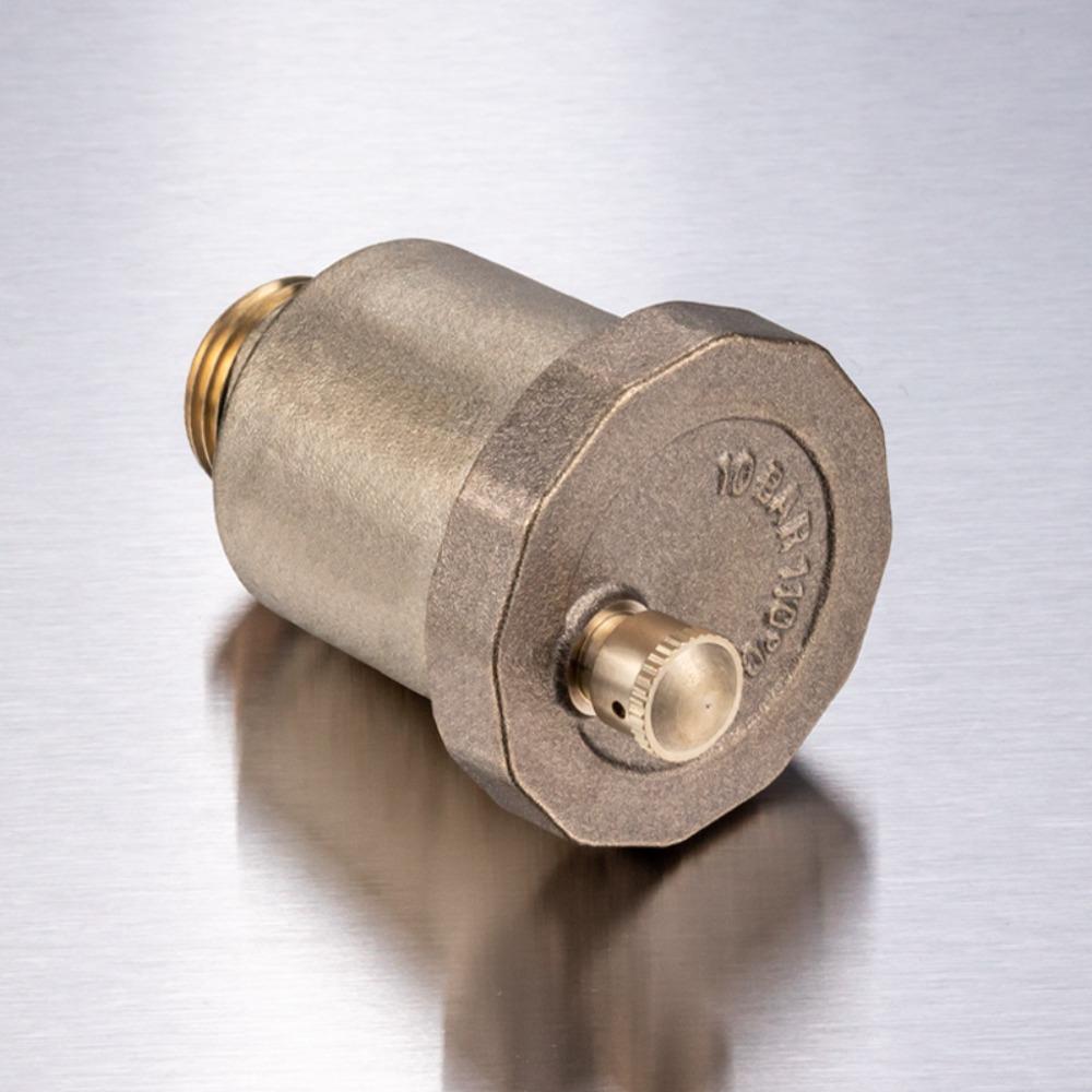 Brass Automatic Float Valve Kit 1/2"G Air Bleeder Release Vent Valve & 1/2"G Female Connector Adapter