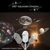 Rotatable Galaxy Starry Sky Projector Portable Car Home Decor 2-In-1 Wiring-Free Led Sunset Atmosphere Lamp Children Adult Gifts