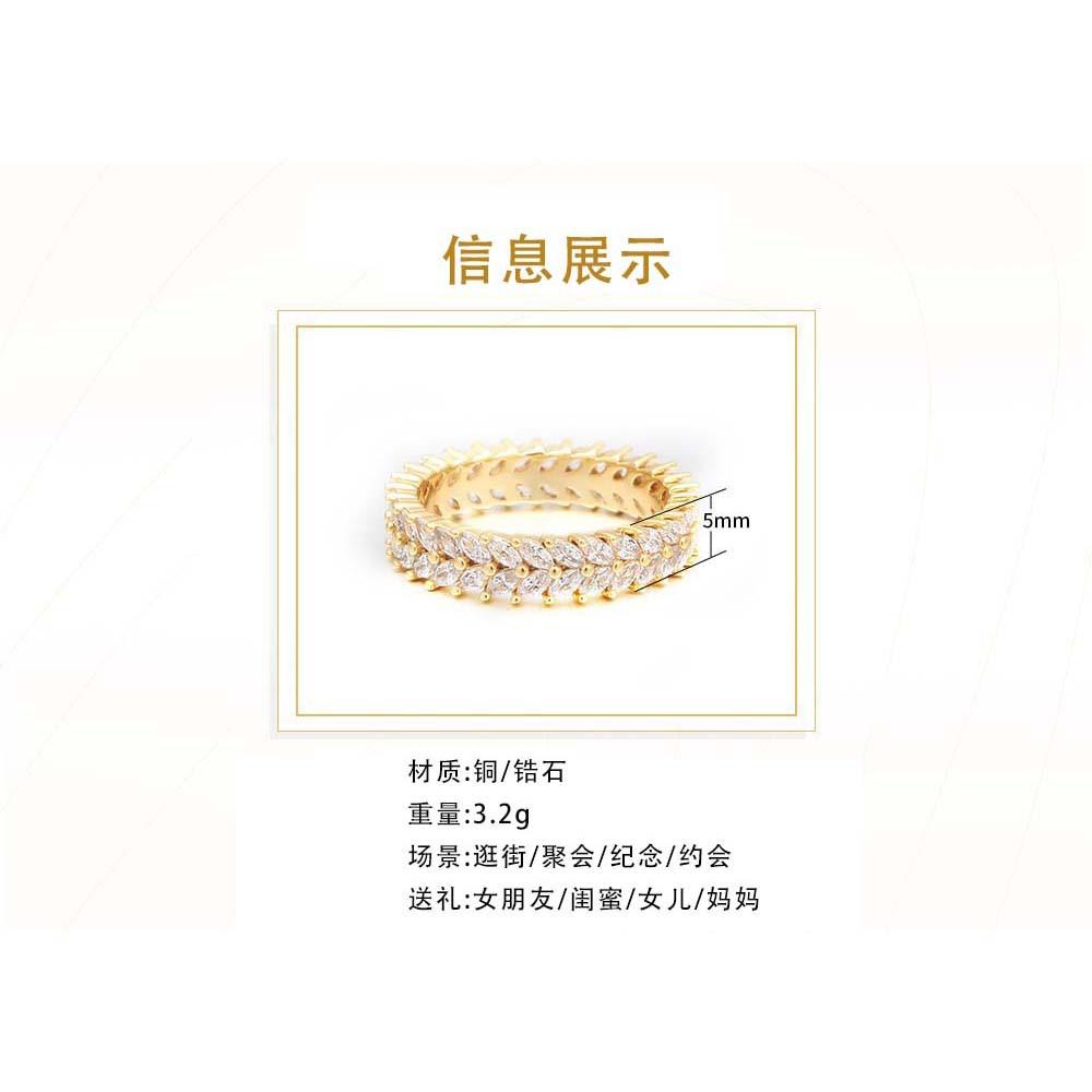 All the way with your ring crystal creative jewelry women's ring European and American style ring jewelry