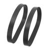 High Quality Belts Vacuum Cleaner 2pcs Black Cleaning