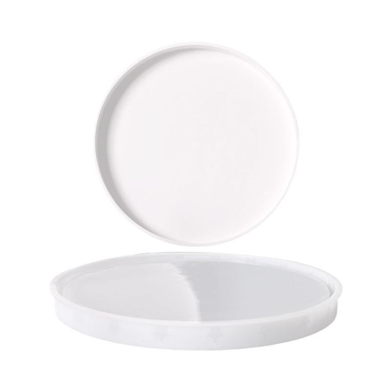 

Round Plate Silicone Molds Resin Tray Silicone Mould Heat Resistant Easy Demolding for Epoxy Resin Jewelry Tray 1