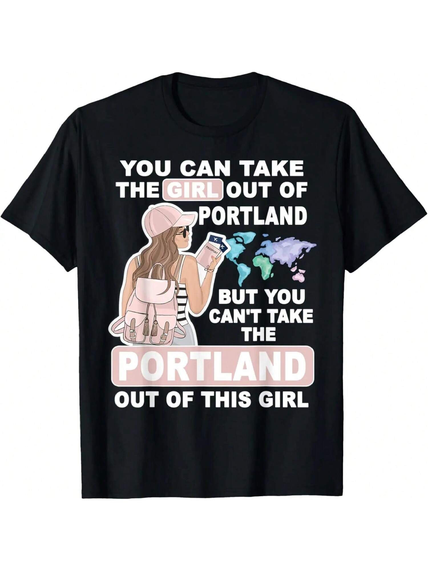 Cool Girl From Portland City - Proud Portland Girl T-Shirt S разноцветный