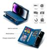 For iPhone 16 Pro Case Color Splicing Anti-Drop Leather Wallet Phone Cover