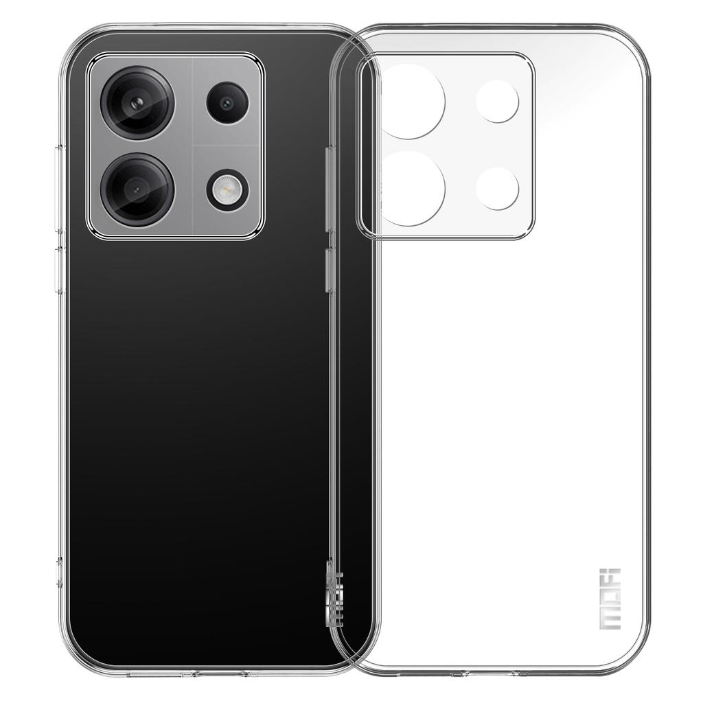MOFI For Xiaomi Redmi Note 13 Pro 4G/Poco M6 Pro 4G Phone Case Flexible Scratch Resistant TPU Cover