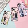 Anime M-Miyo K-Kudou Silicone Soft Phone Case For IPhone17 16 15 14 13 12 11 Pro Max Plus X XR SE Cover