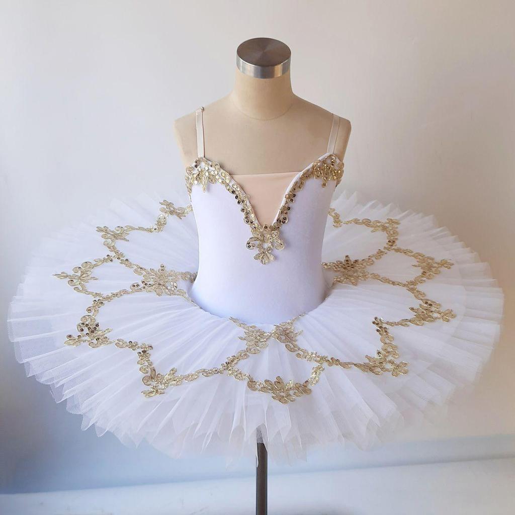 Children's Black Professional Ballet Skirt Tang Jikede Stage Outfit Fluffy Veil