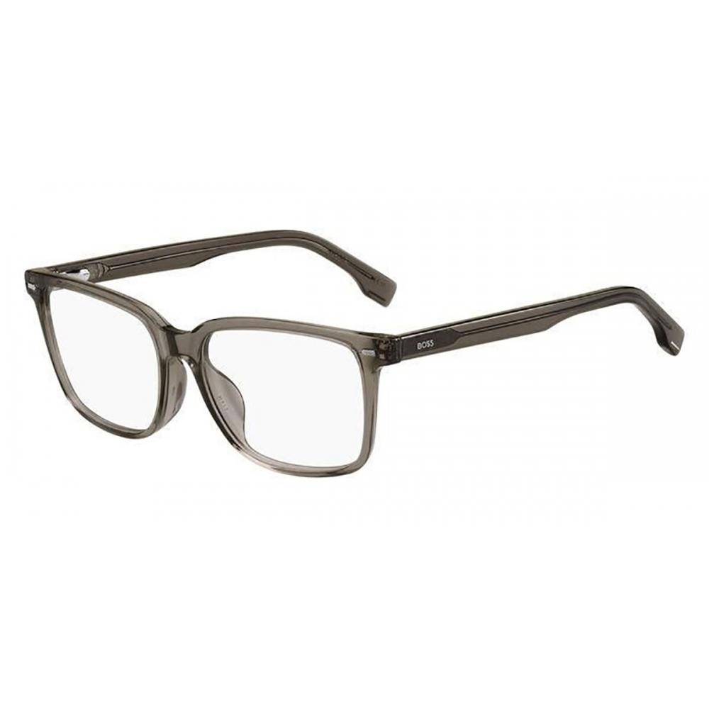 

Boss 1480 F Asian Fit 09q Men Eyeglasses Transparent Brown/55