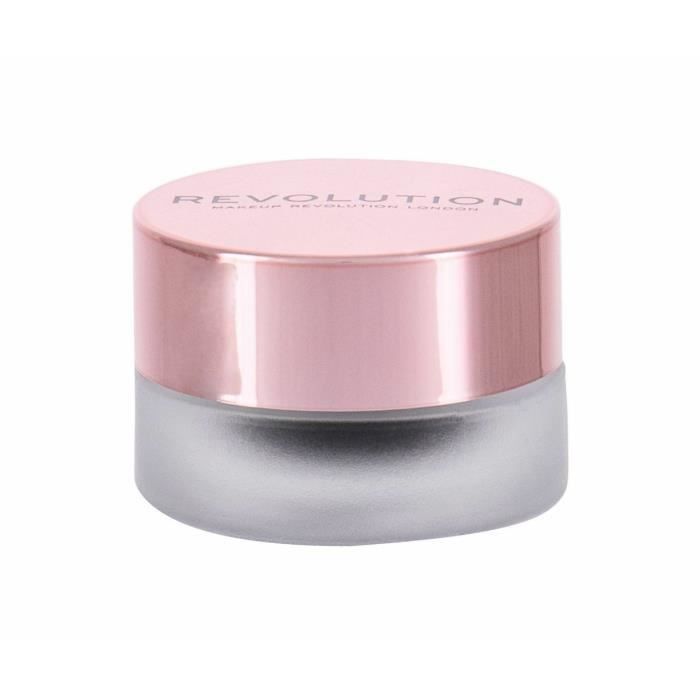 Gel Eyeliner - Maquillage Révolution Londres - 3g - Noir - Applicateur Inclus