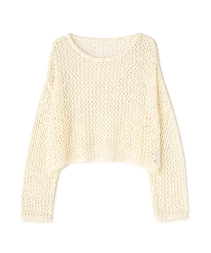 Natural Beauty Basic Loose Mesh Knit Sweater Women's
