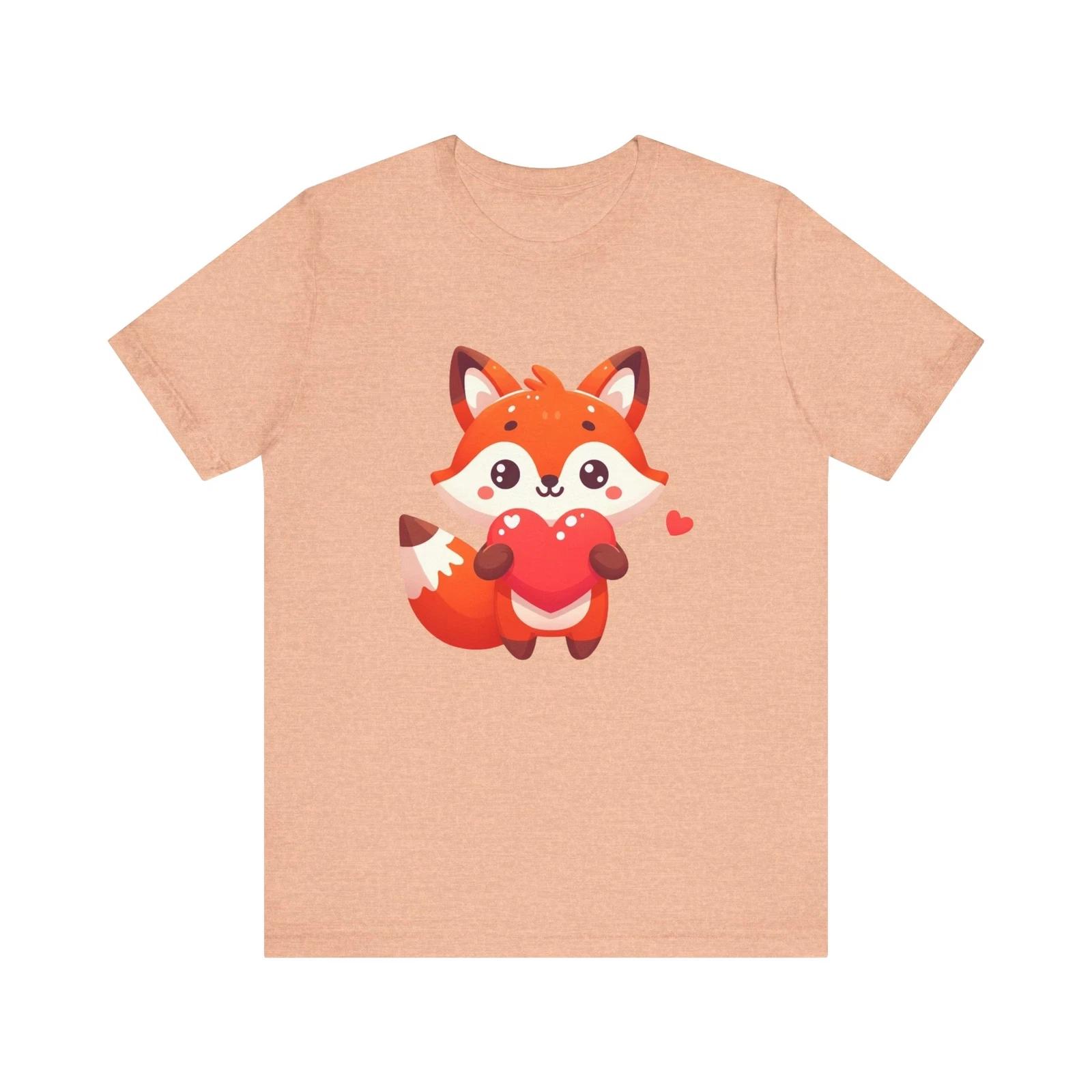 Adorable Fox Love Therian Shirt - Therian Gear Merch For Therians S