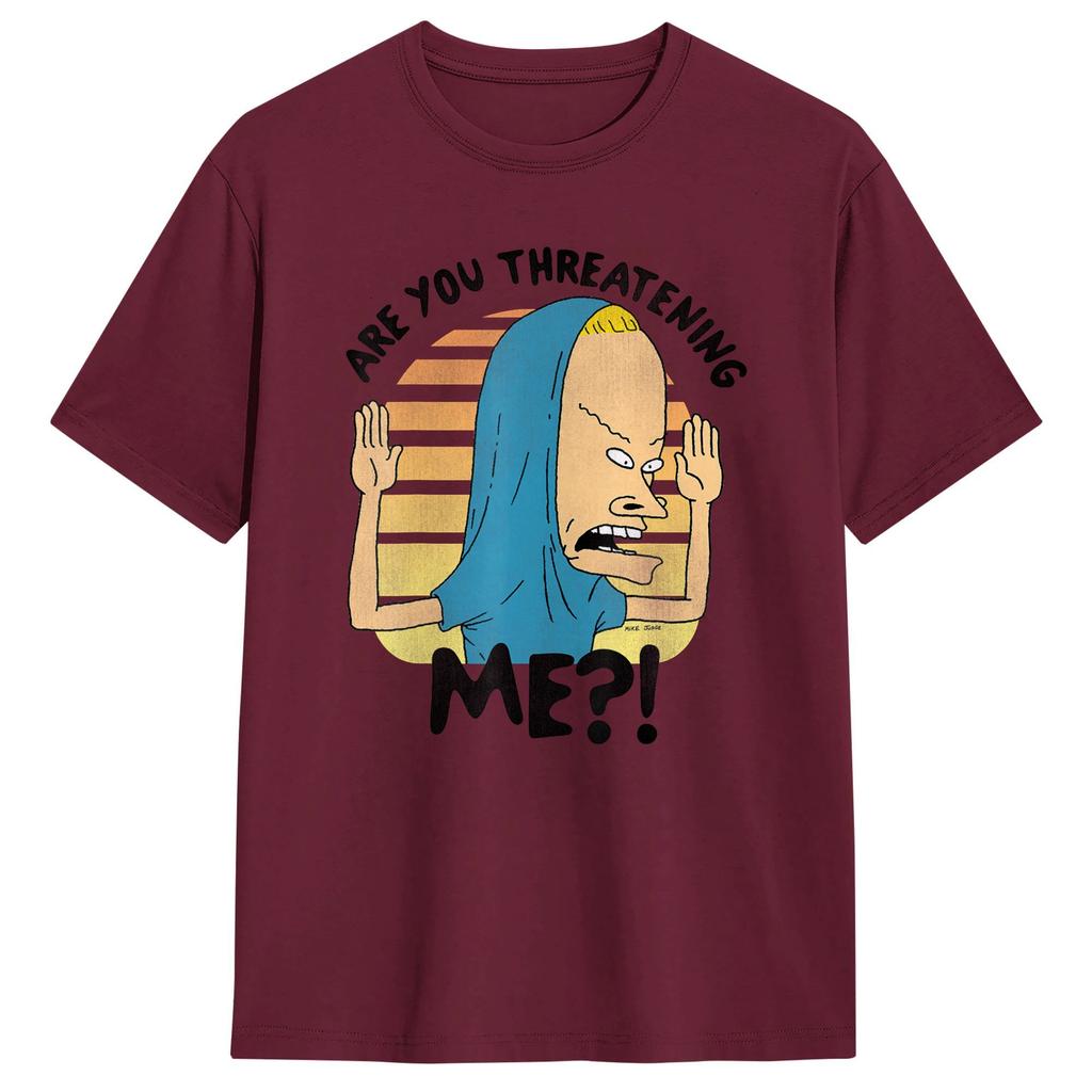 Summer Beavis and ButtHead Cornholio Quote Hipster TShirts 100 Cotton Tee Shirt for Y2K Classic Hot Sale Short Sleeve Clothes