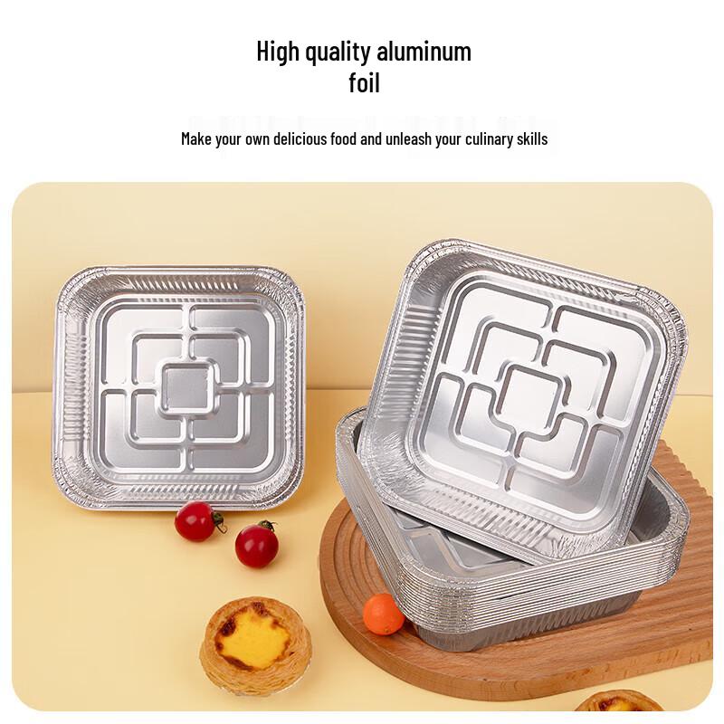 Faxilon 6-inch Square Aluminum Foil Pans