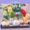 Cute Soft And Plush Vegetable Keychain Toys Including Garlic Onion Chili And Characters Corn