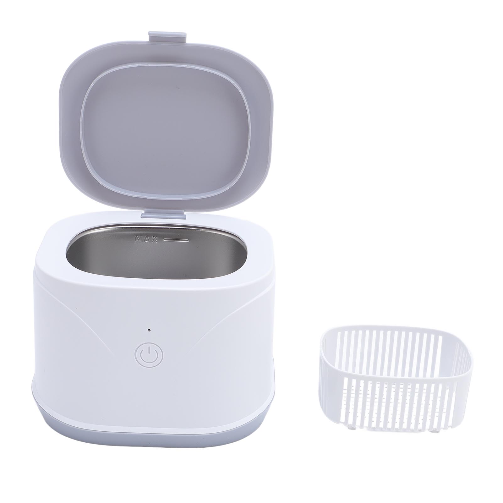 Ultrasonic Jewelry Clner, 46khz 18W Portable Professional Ultrasonic Clner with Auto Clning, Multi Functional for Rings, Eyeglasses, Necklaces, Dentur