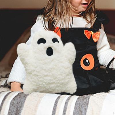 20cm Ghost Doll Hug Pillow Plush Toy Halloween Decoration for Living Room Photography Props Bed