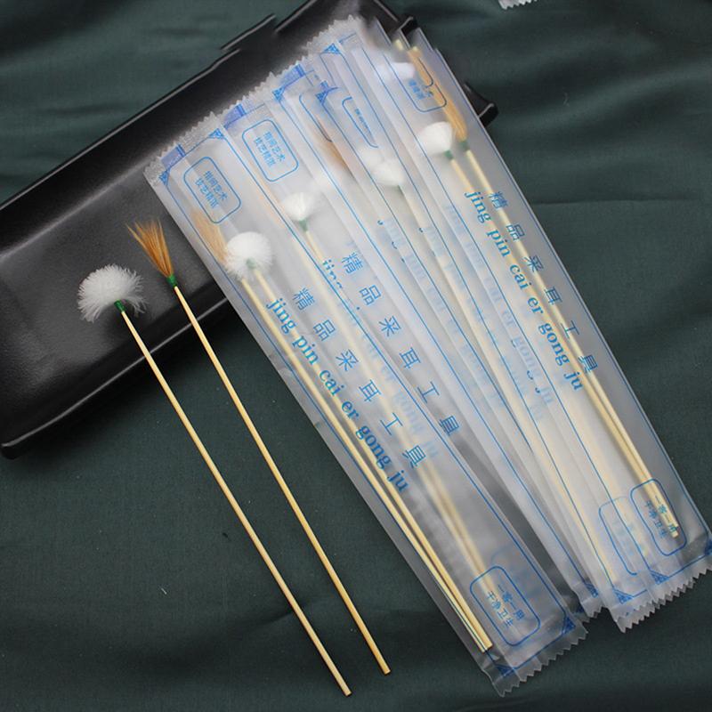 2/3Pcs Goose Feather Earpick Wax Remover Curette Adult Bamboo Handle Ear Dig Tools Spoon Cleaner Stick Health Care Ear Cleaner