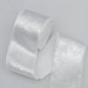 4cm Width Glitter Chiffon Ribbon Decorative Ribbon Elegant Silk Frayed Ribbon 5m Length Luxury Frayed Ribbon Wedding Decor