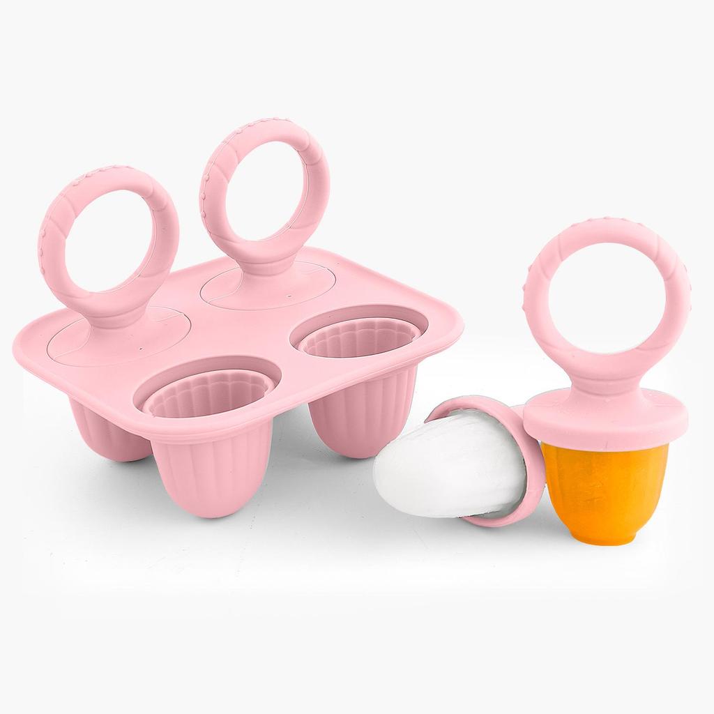Silicone Baby Teething Popsicle Mold for Homemade Ice Cream Lollies
