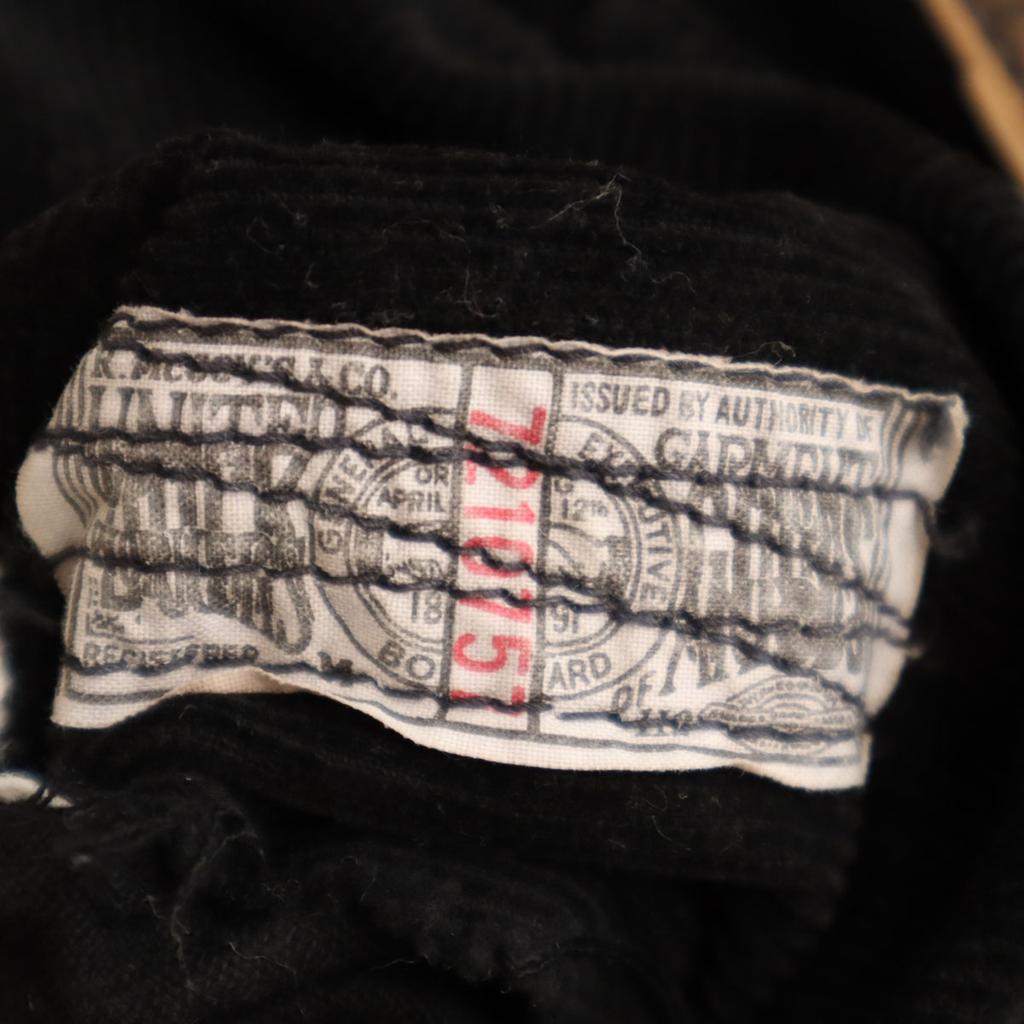 REAL McCOY 600R-415Z Corduroy pants W31 black Men's Used