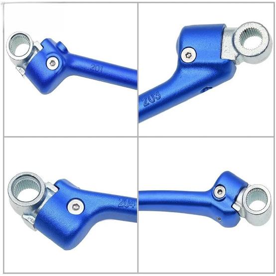 Motorbike Kick Starter Lever For YZ125 YZ250 YZ250X YZ250F YZ450F YZ250FX YZ450FX WR250F WR450F Motorcycle CNC Forged Kick Start Lever Pedal