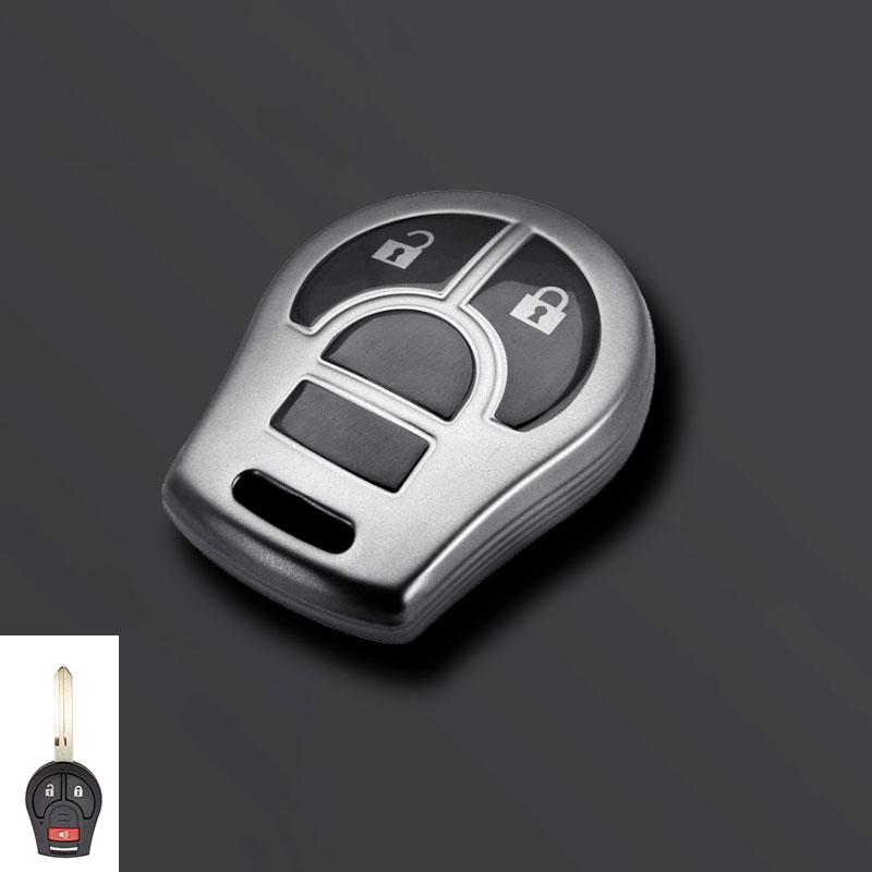 

Shell Fob Holder Bag TPU Car Key Case Cover For Nissan Versa March Tiida Altima Armada Cube Juke Maxima Pathfinder Rogue Sentra серый