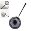 Fishing Net Round Head Fish Landing Net Catch Mesh 1.5m Long Pole Stainless Steel