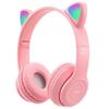 Cartoon Luminous Cat Ears Wireless Bluetooth Stereo Headphones P47M
