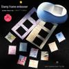 Large Frame Pattern Stamp Embosser: DIY Journaling & Printing Tool