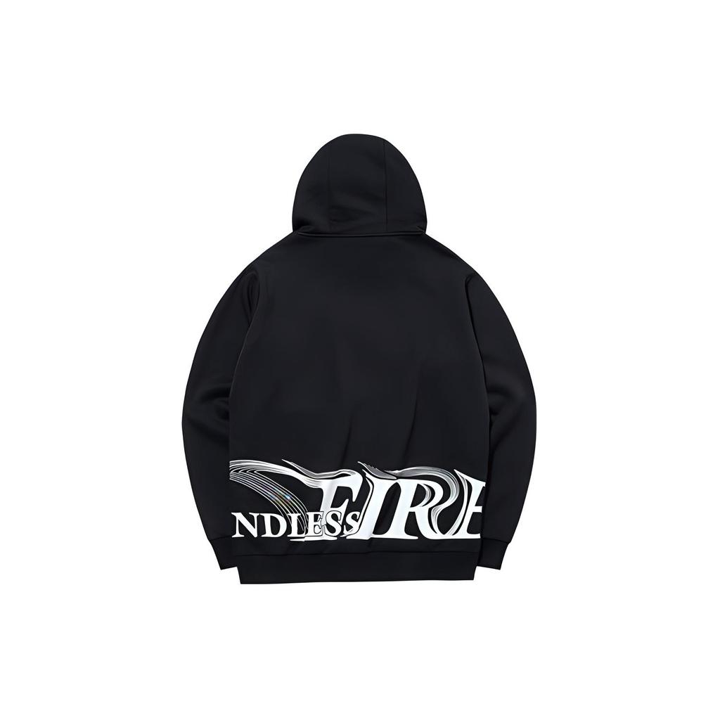 ANTA Basketball Collection Sweatshirts Men's Black Hooded Thickened Regular 152141746-2